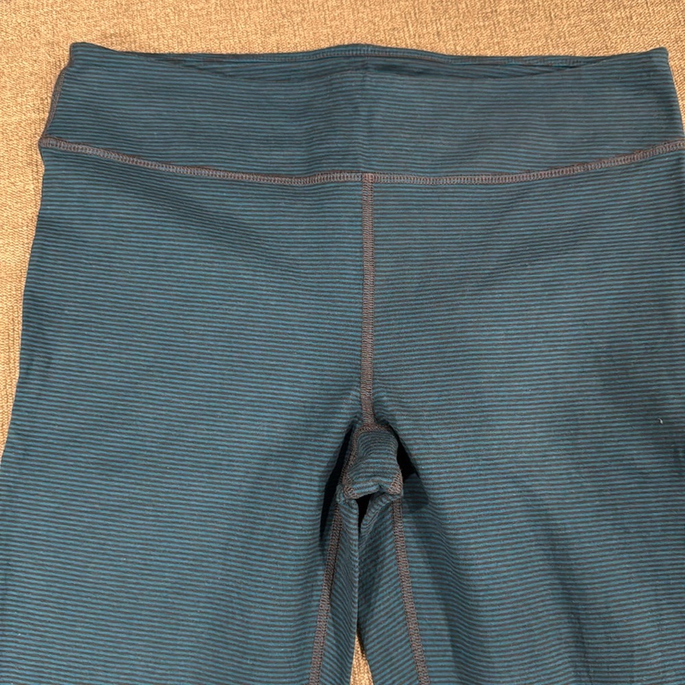 Patagonia Serenity Striped Tights Leggings Teal